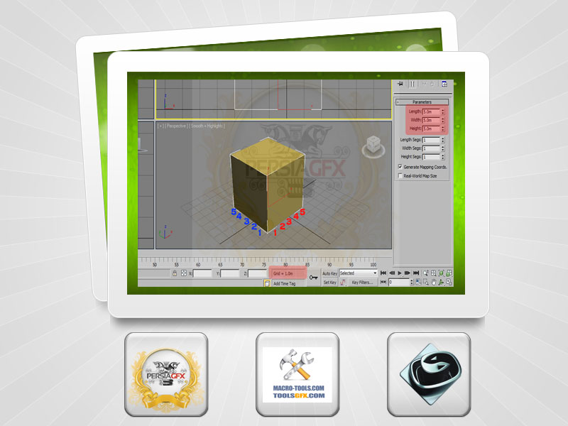 آموزش 3Ds Max/فصل اول-درس سوم-اموزش Grid ها