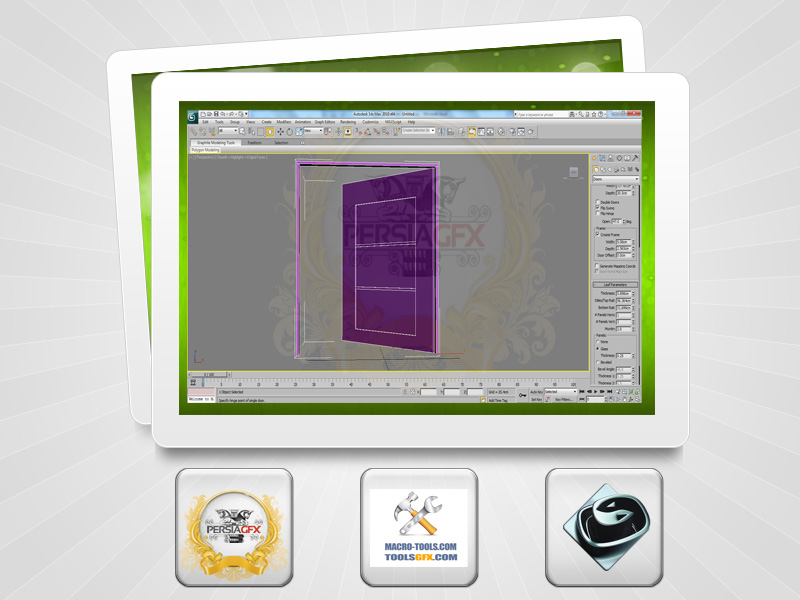 آموزش 3Ds Max/فصل سوم-درس چهارم – Dooes & Windows