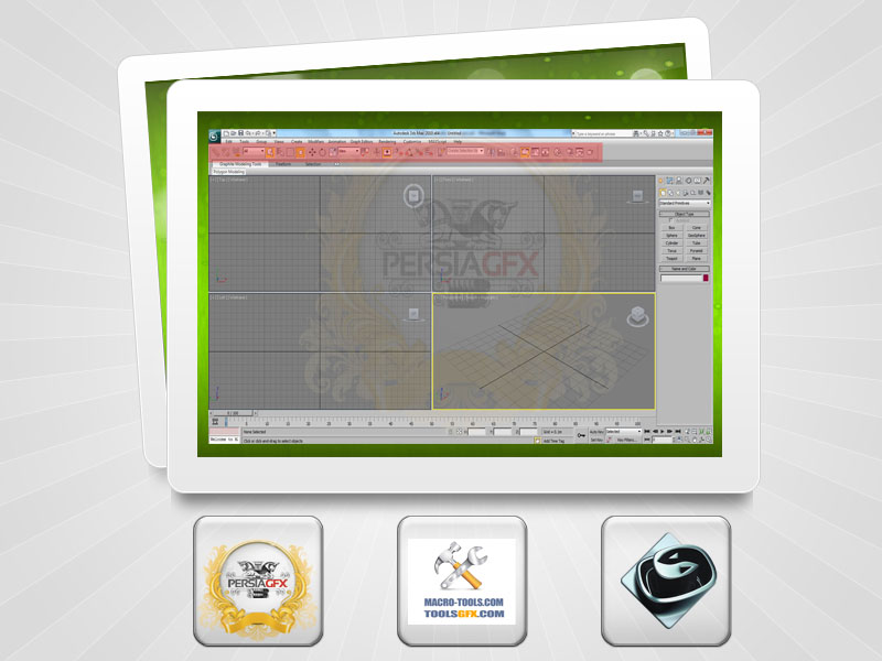 آموزش 3Ds Max/فصل دوم-درس اول-نوار ابزار اصلی(1)-Selection