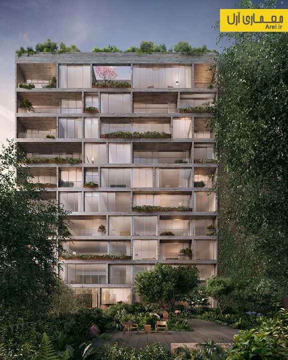 معماری و طراحی برج مسکونی Jardim در نیویورک