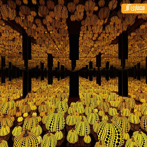 طراحی نمایشگاه و گالری kusama