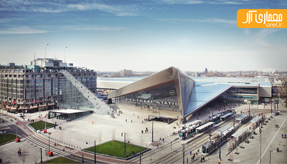 طراحی پلکان غول پیکر توسط گروه معماری MVRDV