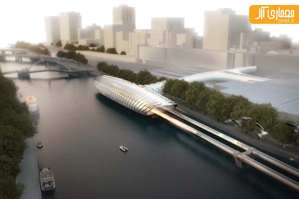 طرح پیشنهادی ایستگاه حمل و نقل Hyperloop