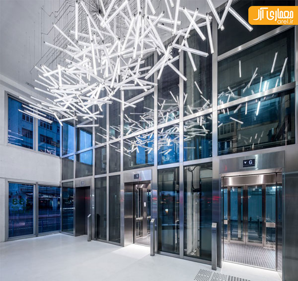 خلاقیت در طراحی لوستر در دفتر معماری MVRDV