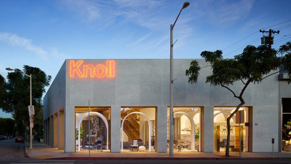 طراحی و دکوراسیون داخلی فروشگاه مبلمان Knoll