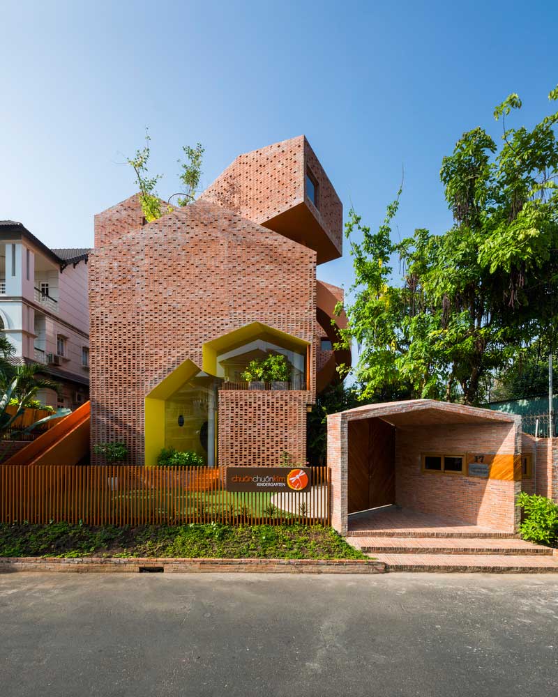 معماری مهدکودک با کانسپتی از بازی لگو