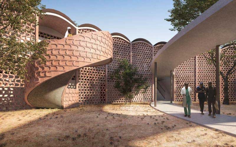 طراحی بیمارستان صحرایی در سنگال