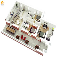 پلان چیدمان سه بعدی